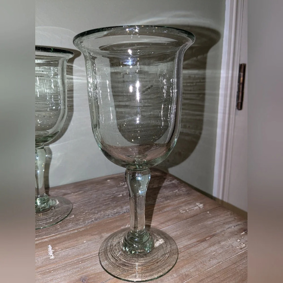 Set of 6 Casa by Pottery Barn water goblets - Picture 3 of 11